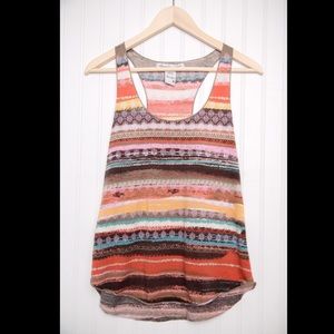 Multicolored American Rag Cie Striped Tank Top